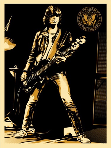 Dee Dee Ramone  by Shepard Fairey