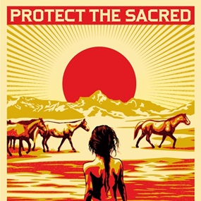 Protect The Sacred by Shepard Fairey | Aaron Huey