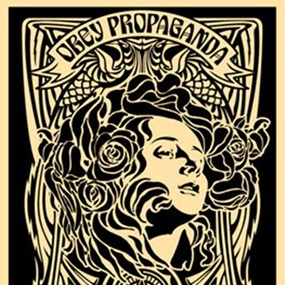 Nouveau (Black) by Shepard Fairey