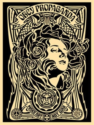 Nouveau (Black) by Shepard Fairey