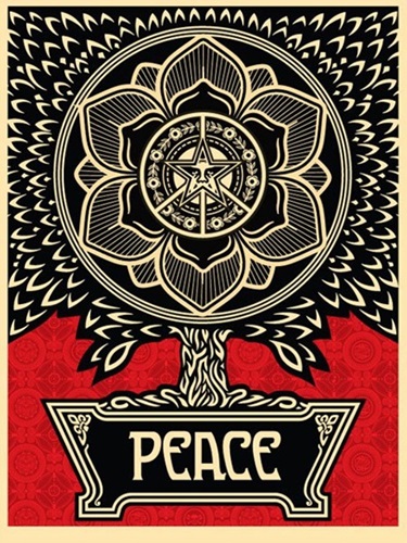 Peace Tree  by Shepard Fairey