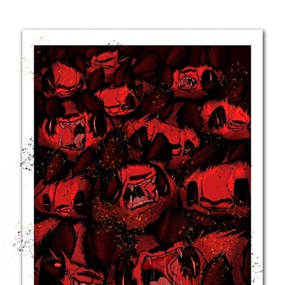 Silent Bunch (Hand-Embellished) by Angry Woebots
