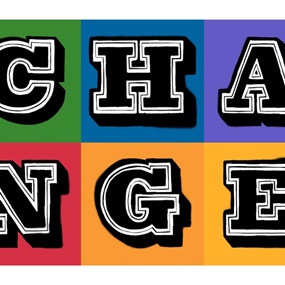 Change (Colour) by Ben Eine