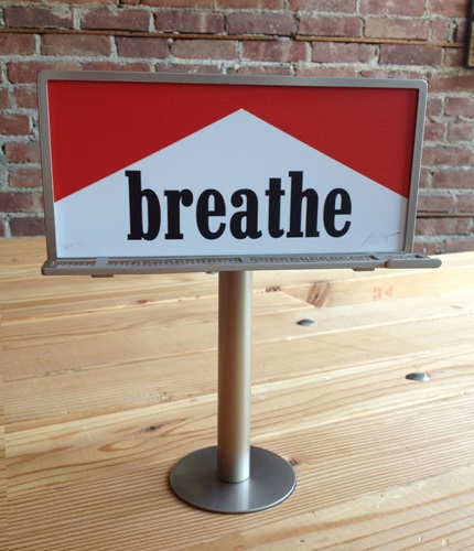 Breathe Mini Billboard  by Ron English