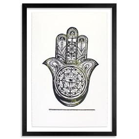 Hamsa (Green Variant) by Alice Mizrachi