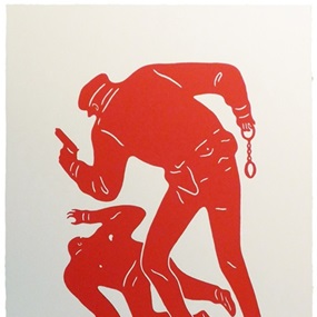 Police Shooting (Red) by Cleon Peterson