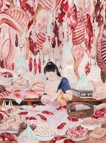 Butcher Shop Bliss  by Esther Sarto