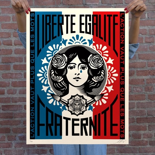 Marianne: L’action Vaut Plus Que Les Mots  by Shepard Fairey