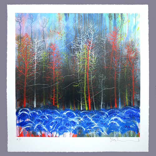 Friday Woods (2025 Screenprint Edition) by Stanley Donwood