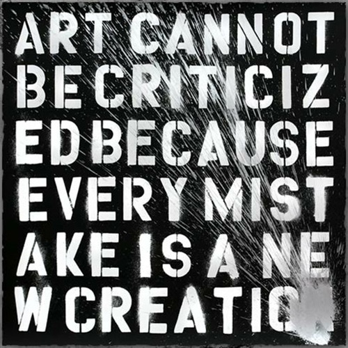 Keep Creating (Silver) by Mr Brainwash