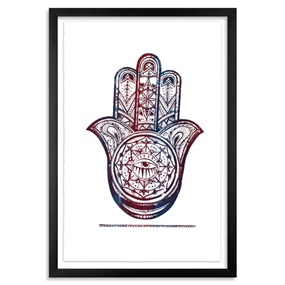 Hamsa (Purple / Blue Variant) by Alice Mizrachi