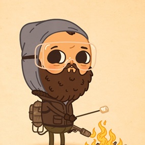 Roasting Marshmallows by Mike Mitchell
