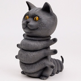 Kittypillar Figure (The Chartreux) by Casey Weldon