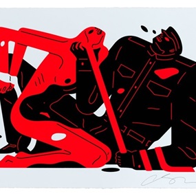 Talk Talk Talk (White) by Cleon Peterson