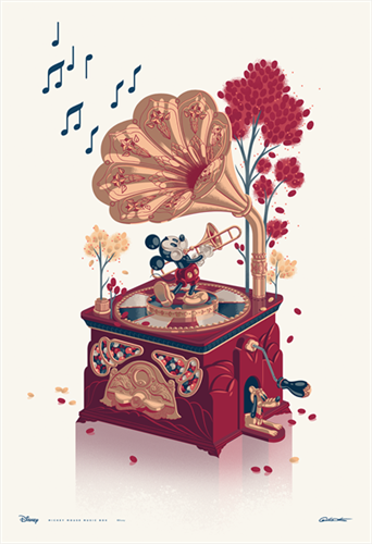Music Box - Mickey Mouse  by George Caltsoudas