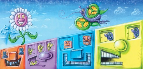 Kranzbergville 4 Eva  by Kenny Scharf