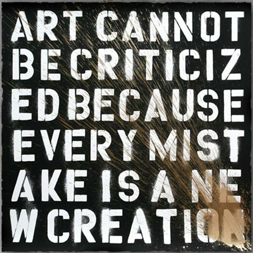 Keep Creating (Gold) by Mr Brainwash