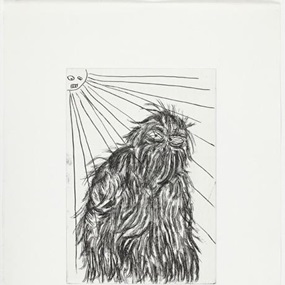 Untitled (Hairy Creature) by David Shrigley
