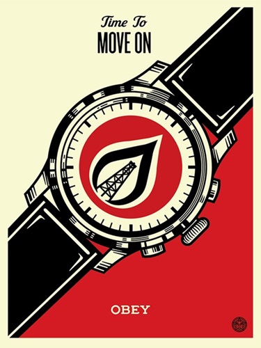 Time To Move On  by Shepard Fairey