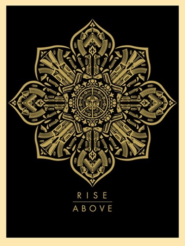 Raise The Caliber - Rise Above  by Shepard Fairey