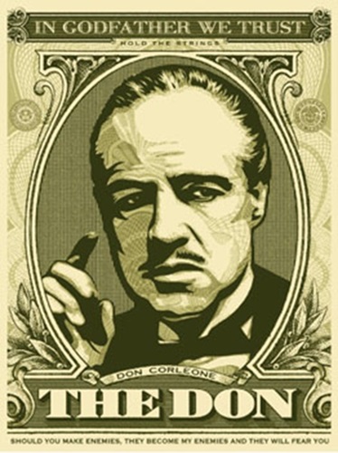 Godfather - The Don  by Shepard Fairey