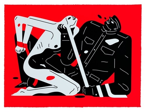 Talk Talk Talk (Red) by Cleon Peterson