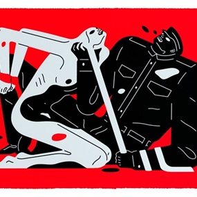 Talk Talk Talk (Red) by Cleon Peterson