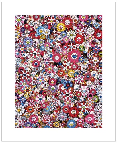 A Swinging Circus Hold Peace And Darkness In Your Heart  by Takashi Murakami