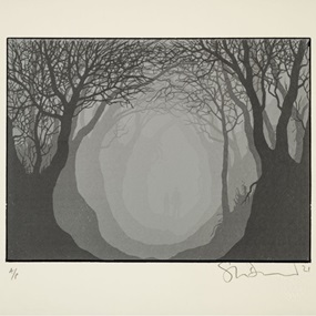 Midwich Hollow (Silver) by Stanley Donwood