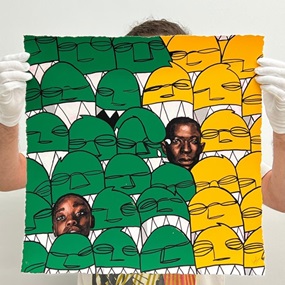 Rush Hour (Green & Yellow) by Brian Dovie Golden