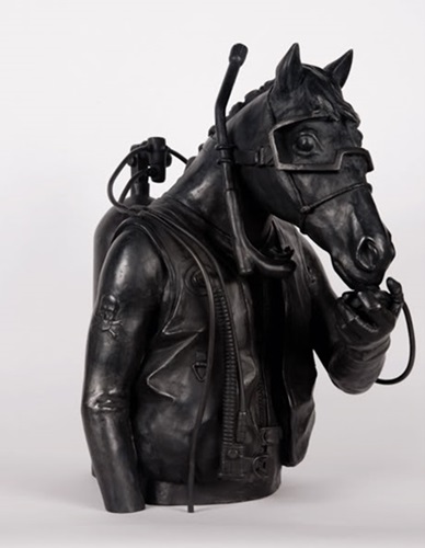 Scuba Horse (Sculpture) (Bronze) by Faile