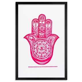 Hamsa (Pink Variant) by Alice Mizrachi