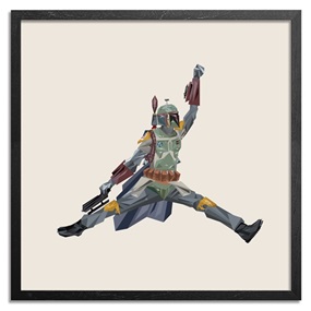 Air Boba Fett (17 x 17 Inch Edition) by Naturel