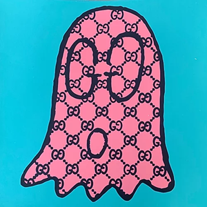 Classic Ghost (Bubblegum Edition) by Guccighost Editioned artwork