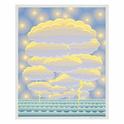Daylight Stars & Clouds (Hand-Finished) by Amy Lincoln