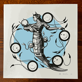 Mechanical Mermaid Swims With Squillads (Regular Edition) by The London Police