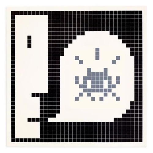 Alert : System Infected (Grey (2021 Edition)) by Space Invader