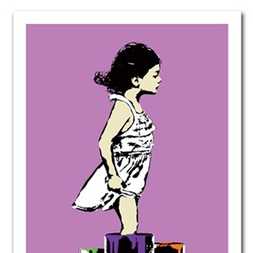 Getting Her Feet Wet (Purple) by Rene Gagnon