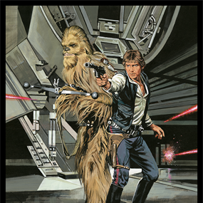 Han & Chewie (First Edition) by Paul Mann