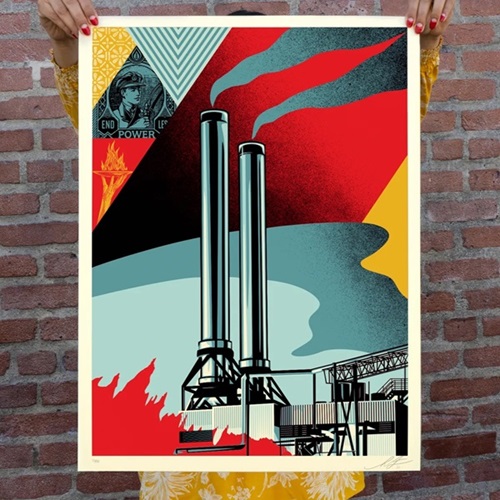 Factory Stacks (Endless Power) by Shepard Fairey