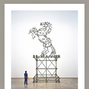 Horse Scaffolding Sculpture by Ben Long