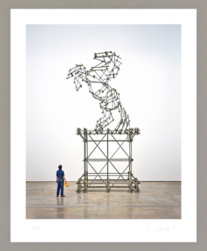 Horse Scaffolding Sculpture  by Ben Long