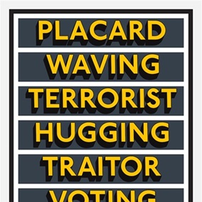 Placard Waving by Tim Fishlock