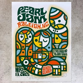 Pearl Jam - Raleigh -  05/13/25 (Green) by Don Pendleton