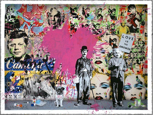 Juxtapose  by Mr Brainwash