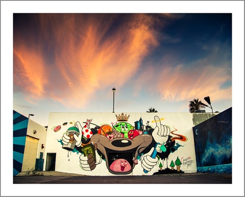Holiday Mural 2011  by Dabs Myla