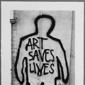 Art Saves Lives by The Phantom Street Artist