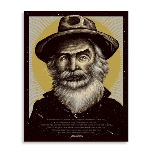 Walt Whitman (Wood Variant) by Zeb Love