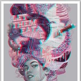 The October March (Anaglyphic 3D) by Tristan Eaton