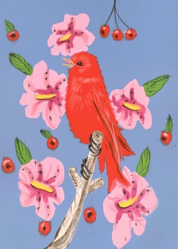 Red Song  by Ann Craven